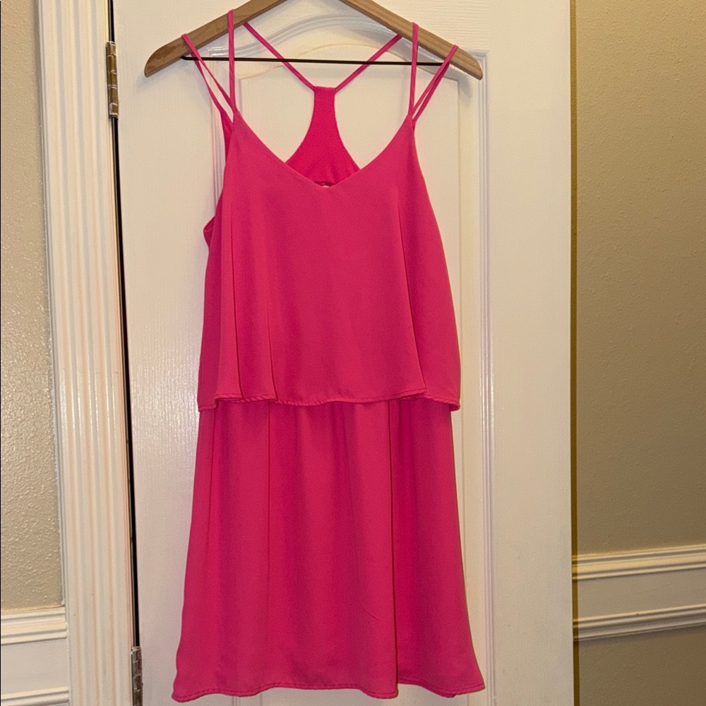 Gianni Bini Pink Layered Dress